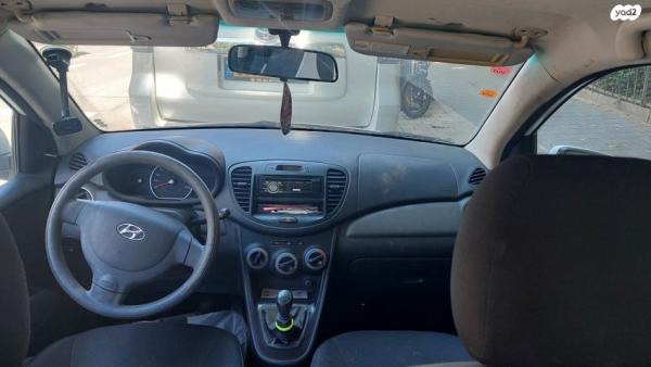 יונדאי i10 Inspire ידני 1.1 (69 כ''ס) בנזין 2011 למכירה בתל אביב יפו