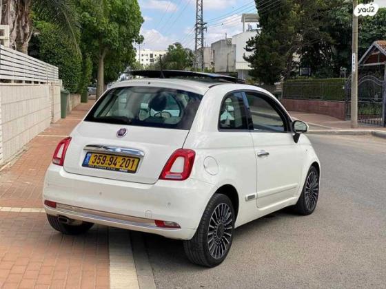 פיאט 500 Lounge דואולוג'יק 1.2 (69 כ"ס) [2016 ואילך] בנזין 2018 למכירה בעפולה
