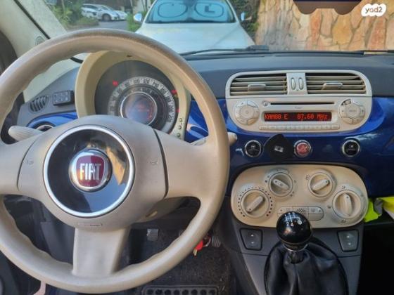 פיאט 500 Pop Plus ידני 1.2 (69 כ''ס) בנזין 2011 למכירה במודיעין מכבים רעות