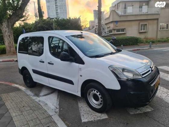 סיטרואן ברלינגו דור 2 (2008-2019) Comfort ידני דיזל 4 דל' 1.6 (75 כ"ס) דיזל 2016 למכירה בתל אביב יפו