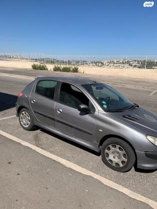 פיג'ו 206 XLine אוט' 1.4 (75 כ''ס) בנזין 2005 למכירה בירושלים