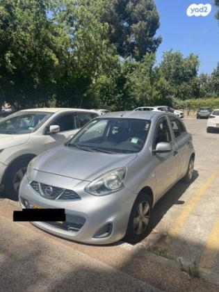 ניסאן מיקרה Visia אוט' 1.2 (80 כ''ס) בנזין 2016 למכירה בתל אביב יפו
