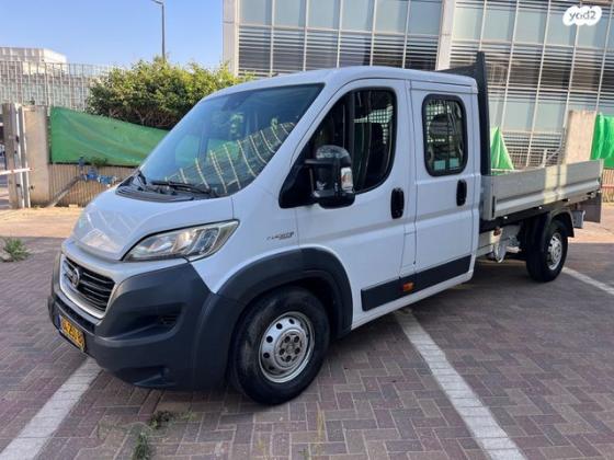 פיאט דוקאטו ארוך יורו 6 גבוה תא כפול ידני דיזל 2.3 (130 כ"ס) דיזל 2017 למכירה בפתח תקווה