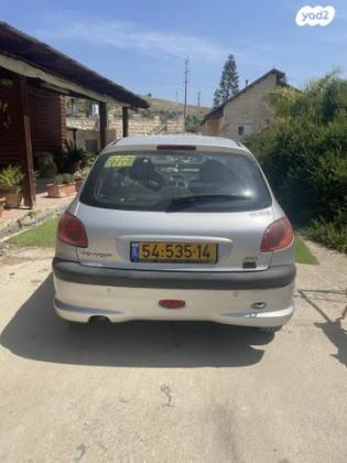 פיג'ו 206 One Line PK אוט' 1.6 (110 כ''ס) בנזין 2006 למכירה במטע