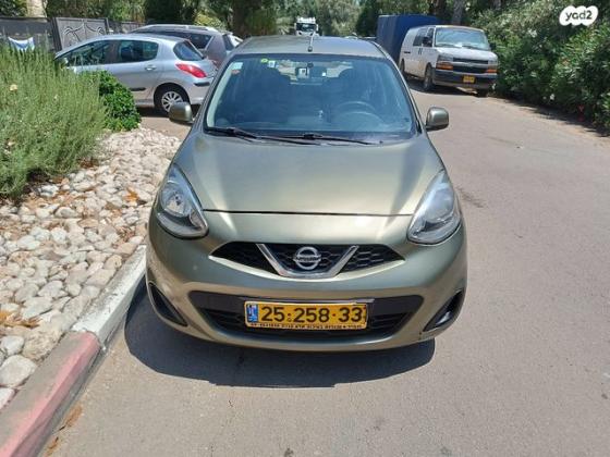 ניסאן מיקרה Visia אוט' 1.2 (80 כ''ס) בנזין 2015 למכירה בניצני עוז