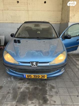 פיג'ו 206 XT אוט' 1.4 (75 כ''ס) בנזין 2002 למכירה בנצרת עילית u002F נוף הגליל