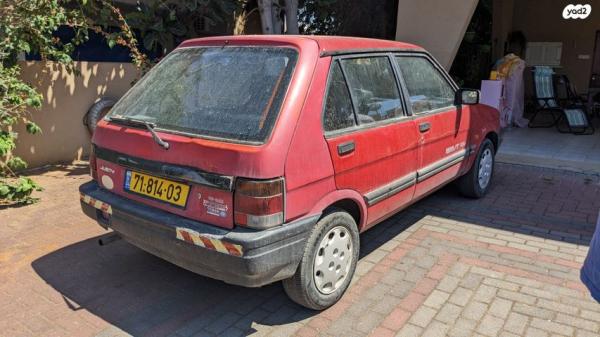 סובארו ג'סטי GL ידני 1.2 בנזין 1992 למכירה בחדרה