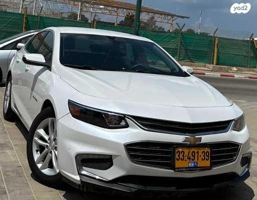 שברולט מאליבו LT אוט' 1.5 (160 כ"ס) בנזין 2016 למכירה בנתניה