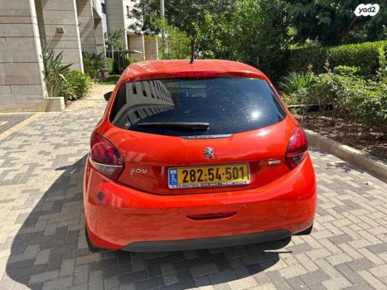 פיג'ו 208 Active Pro אוט' 1.2 (110 כ"ס) בנזין 2018 למכירה בהוד השרון