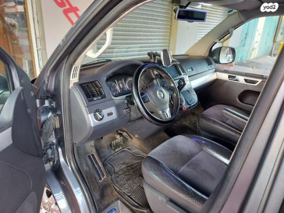 פולקסווגן מולטיוואן T5 Highline קצר אוט' דיזל 7 מק' 2.0 (180 כ"ס) דיזל 2012 למכירה במעלה עירון