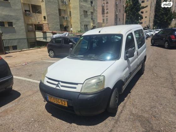 סיטרואן ברלינגו דור 1 (עד 2012) X ידני דיזל 5 מק' 5 דל' 1.6 (75 כ"ס) דיזל 2008 למכירה בחיפה