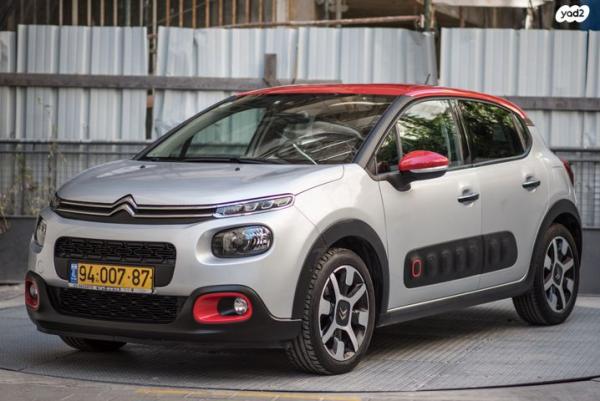 סיטרואן C3 Shine PK אוט' 1.2 (110 כ"ס) בנזין 2017 למכירה בתל אביב יפו