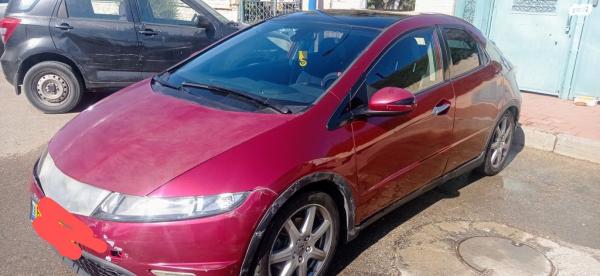 הונדה סיוויק האצ'בק החדשה Sport אוט' 1.8 (140 כ''ס) בנזין 2007 למכירה באשדוד