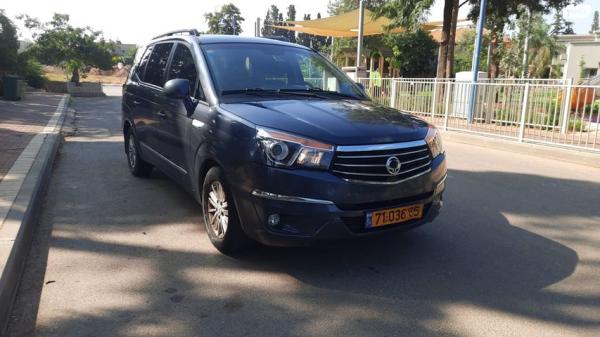 סאנגיונג רודיוס DLX אוט' דיזל 7 מק' 2.2 (178 כ"ס) דיזל 2017 למכירה בפרדס חנה כרכור