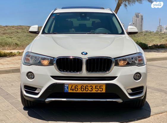 ב.מ.וו X3 4X4 XDRIVE20D X-Line אוט' דיזל 2.0 (190 כ''ס) דיזל 2017 למכירה בנתניה
