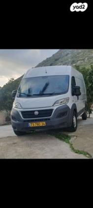 פיאט דוקאטו ארוך גבוה סגור ידני דיזל 3 מק' 2.3 (130 כ"ס) דיזל 2015 למכירה במג'ד אל כרום