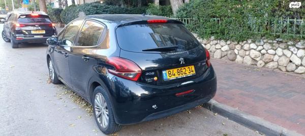 פיג'ו 208 Active Pro אוט' 1.2 (110 כ"ס) בנזין 2016 למכירה בחולון