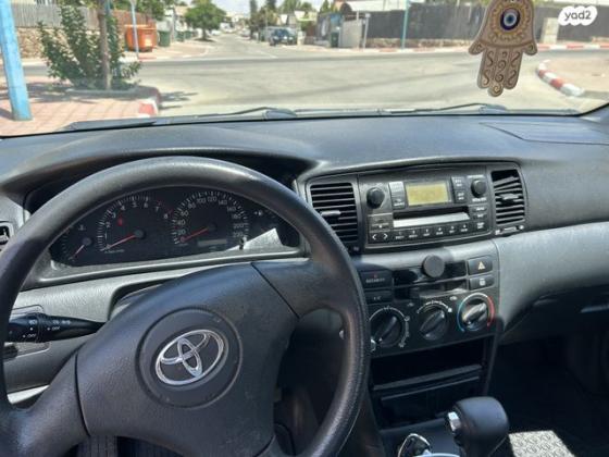 טויוטה קורולה Sun אוט' 1.6 (110 כ''ס) בנזין 2004 למכירה בבאר שבע