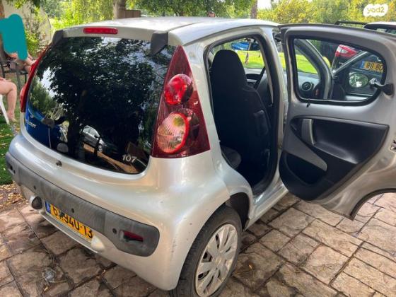 פיג'ו 107 Active אוט' 1.0 (68 כ''ס) בנזין 2012 למכירה ביסוד המעלה