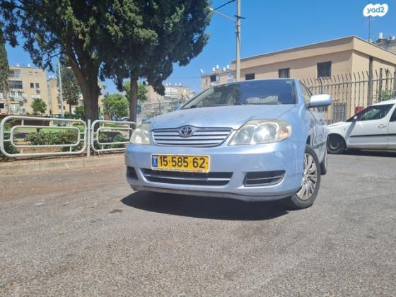 טויוטה קורולה Sun אוט' 1.6 (110 כ''ס) בנזין 2007 למכירה בקרית אתא