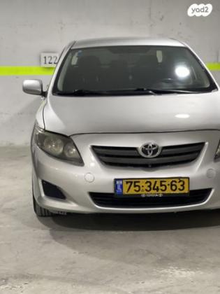 טויוטה קורולה Sun רובוטית 1.6 (124 כ"ס) בנזין 2008 למכירה במקווה ישראל