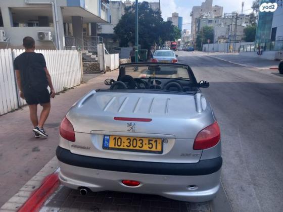 פיג'ו 206CC CC קבריולט אוט' 1.6 (110 כ''ס) בנזין 2003 למכירה בנתניה