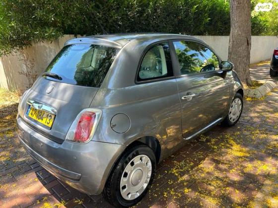 פיאט 500 Pop אוט' 1.2 (69 כ"ס) [2009-2014] בנזין 2012 למכירה בהרצליה