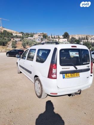 רנו לוגאן MCV E2 אוט' 1.6 (110 כ''ס) בנזין 2009 למכירה בירושלים