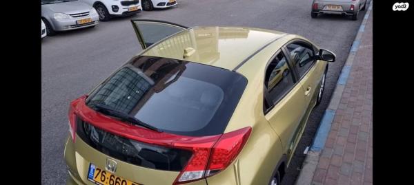 הונדה סיוויק האצ'בק החדשה Comfort אוט' 1.8 (142 כ''ס) בנזין 2013 למכירה בטבריה