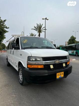 שברולט סוואנה ארוך אוט' דיזל + חלונות 6.6 (240 כ''ס) דיזל 2016 למכירה בחולון