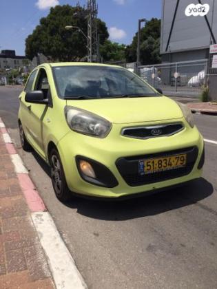 קיה פיקנטו EX ידני 1.0 (69 כ''ס) בנזין 2012 למכירה ביבנה