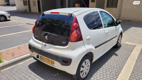 פיג'ו 107 Active אוט' 1.0 (68 כ''ס) בנזין 2014 למכירה בבית שמש