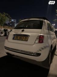 פיאט 500 Lounge דואולוג'יק 1.2 (69 כ"ס) בנזין 2013 למכירה בירושלים