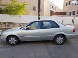 טויוטה קורולה GLI אוט' 1.6 (99-02)- 110 כ"ס בנזין 2002 למכירה בירוש