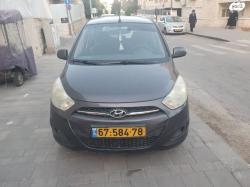 יונדאי i10 Inspire אוט' 1.1 (69 כ"ס) בנזין 2011 למכירה בירושלים