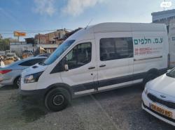 פורד טרנזיט 350L גג גבוה ידני דיזל 3 מק' 2.2 (125 כ''ס) דיזל 2017 ל