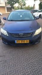 טויוטה קורולה Sun אוט' 1.6 (124 כ"ס) בנזין 2009 למכירה בפתח תקוו
