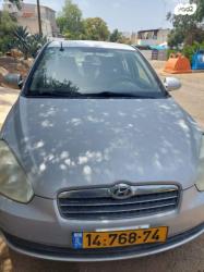 יונדאי אקסנט (עד 2012) GL אוט' 1.4 (97 כ''ס) בנזין 2010 למכירה בחדר