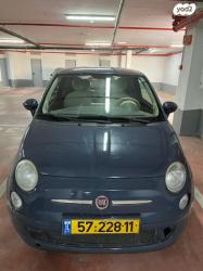 פיאט 500 Pop אוט' 1.2 (69 כ"ס) [2009-2014] בנזין 2013 למכירה בחולון