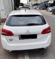 פיג'ו 308 Active SW סטיישן אוט' 1.2 (130 כ''ס) בנזין 2015 למכירה בפתח 