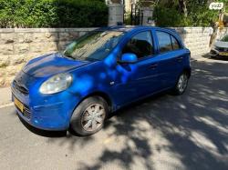 ניסאן מיקרה Visia אוט' 1.2 (80 כ''ס) בנזין 2012 למכירה בירושלים