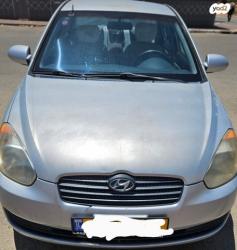 יונדאי אקסנט (עד 2012) GL אוט' 1.4 (97 כ''ס) בנזין 2007 למכירה ברחו
