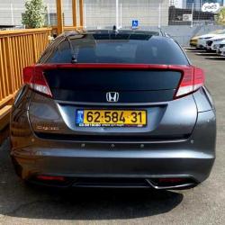 הונדה סיוויק האצ'בק החדשה Comfort אוט' 1.8 (142 כ''ס) בנזין 2015 למ