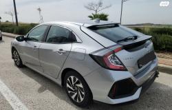 הונדה סיוויק האצ'בק החדשה Comfort אוט' 1.0 (126 כ''ס) בנזין 2018 למ