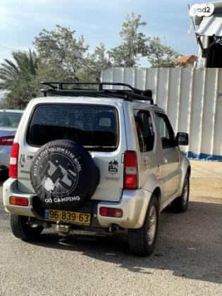 סוזוקי ג'ימני 4X4 JLX-L אוט' 1.3 (85 כ''ס) בנזין 2008 למכירה בעכו