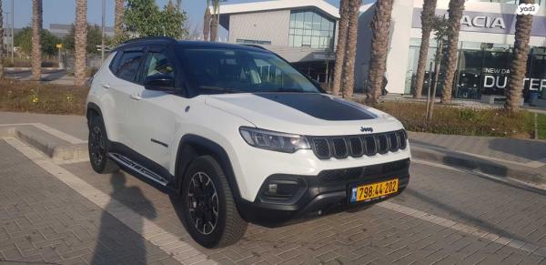 ג'יפ / Jeep קומפאס 4X4 Trailhawk הייבריד אוט' 1.4 (240 כ''ס) היברידי חשמל / בנזין 2022 למכירה בחבר
