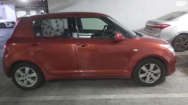 סוזוקי סוויפט GLX אוט' 1.5 (101 כ''ס) בנזין 2008 למכירה בירושלים
