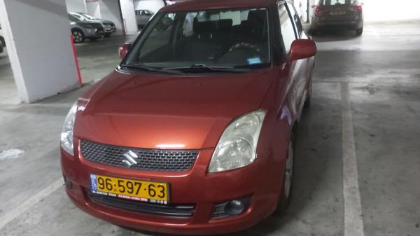 סוזוקי סוויפט GLX אוט' 1.5 (101 כ''ס) בנזין 2008 למכירה בירושלים