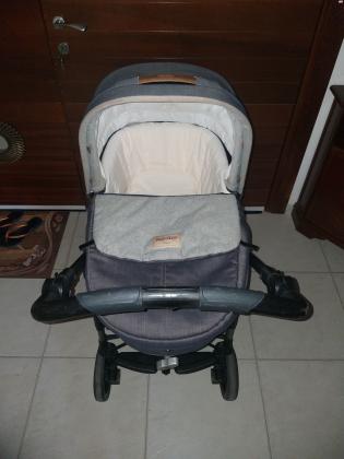 עגלת שכיבה וסל עם