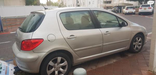 פיג'ו 307 Chic טיפטרוניק 1.6 (110 כ"ס) בנזין 2008 למכירה בראשון לציון